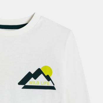 تيشيرت مزين برسوم، باللون...